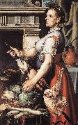 Pieter Aertsen Cook in front of the Stove Sweden oil painting artist